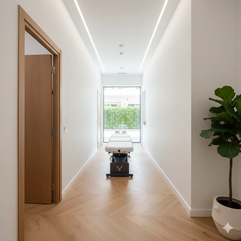 Interior da clínica